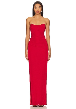 Katie May Sway Gown in Red. Size XL. Also in L, M.