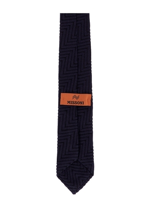 Missoni Tie in Navy.