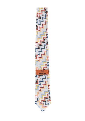 Missoni Tie in White.