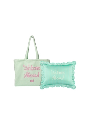 slip Travel Pillow & Beach Bag in Beauty: NA.