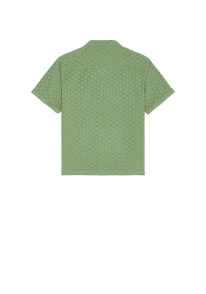 Rails Tyler Button Down Camp Shirt in Green. Size L. Also in S.