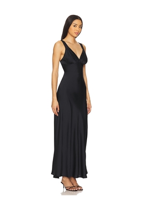WeWoreWhat Ruched Cup Slip Maxi Dress in Black. Size 0. Also in 2, 4.