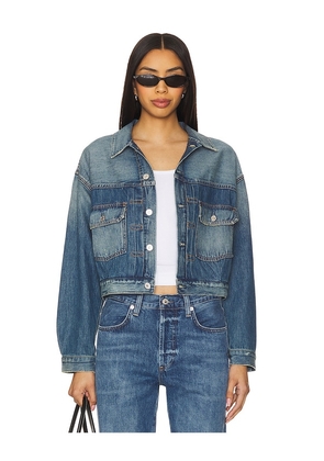 Citizens of Humanity Alma Jean Jacket in Blue. Size L. Also in M, XL, XS.