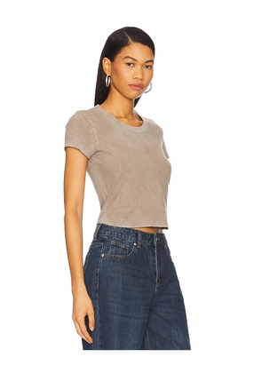 COTTON CITIZEN Standard Baby Tee in Grey. Size L. Also in M, S, XS.