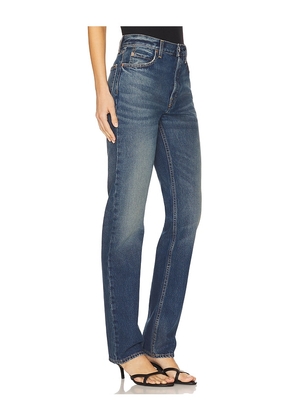 GRLFRND Walker Mid Rise Slim Jeans in Blue. Size 23. Also in 24.