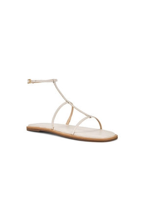 Kaanas Nerea Strappy Gladiator Sandal in Ivory. Size 10. Also in 11, 6, 7, 8, 9.