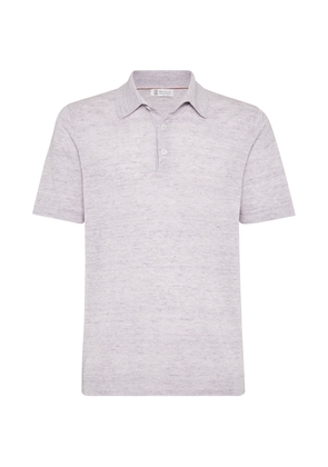 Brunello Cucinelli Linen-Cotton Polo Shirt