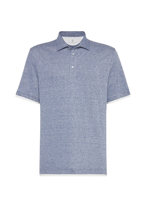 Brunello Cucinelli Linen-Cotton Polo Shirt