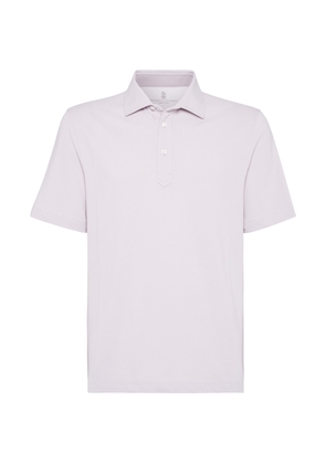 Brunello Cucinelli Cotton Piqué Polo Shirt