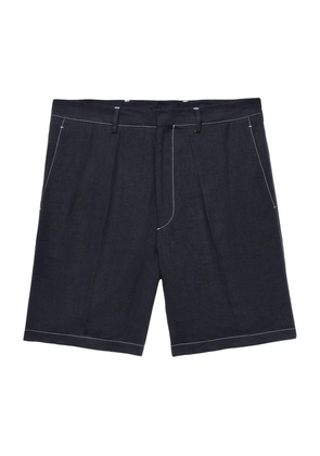 Prada Linen Bermuda Shorts