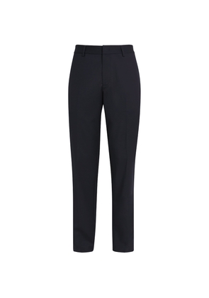 Emporio Armani Wool Straight Trousers