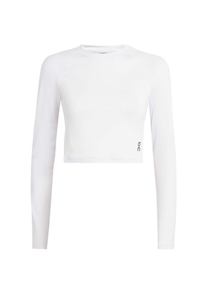 Long-Sleeve Studio Crop Top