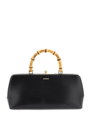 Jil Sander Black Small Goji Bamboo Bag