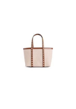 Borsa tote mini in tela Rockstud