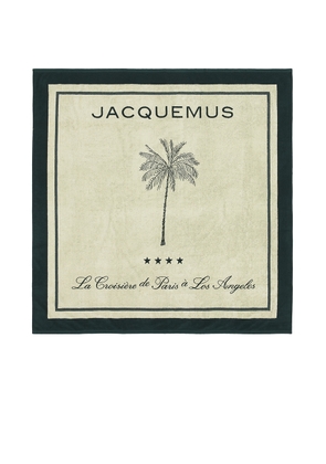 JACQUEMUS La Serviette Croisiere in Palm Tree Green - Green. Size all.