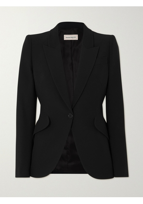 MCQUEEN - Crepe Blazer - Black - IT34,IT36,IT38,IT40,IT42,IT44,IT46,IT48,IT50