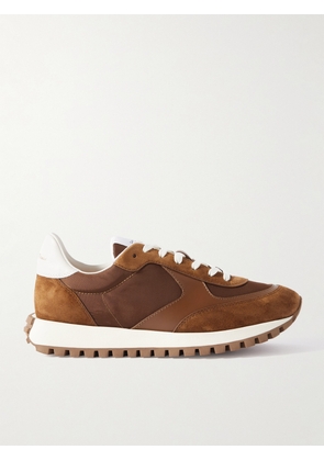 Gianvito Rossi - Gravel Suede, Leather And Shell Sneakers - Brown - IT35,IT36,IT36.5,IT37,IT37.5,IT38,IT38.5,IT39,IT39.5,IT40,IT40.5,IT41,IT41.5,IT42