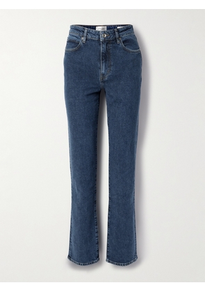 FRAME - The Ruler High-rise Slim-leg Jeans - Blue - 23,24,25,26,27,28,29,30,31,32,33,34