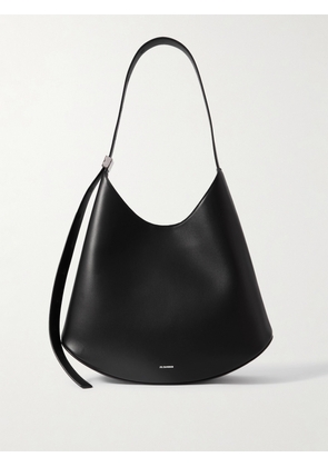Jil Sander - Medium Leather Shoulder Bag - Black - One size