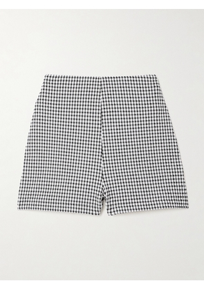 RÓHE - Gingham Seersucker Shorts - Gray - FR 34,FR 36,FR 38,FR 40,FR 42,FR 44