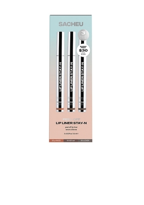 Sacheu Lip Liner STAY-N Deep Bundle in Beauty: NA.