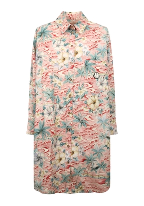 Moncler Genius 8 Moncler Palm Angels - Tropical Print Long Shirt
