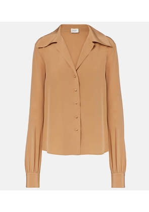 Saint Laurent Silk crepe de chine blouse