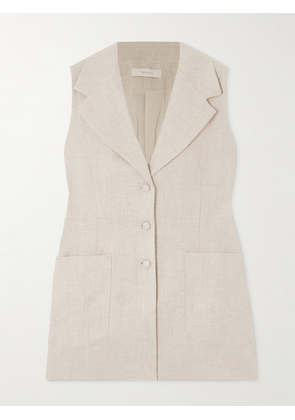 Faithfull - Josette Linen Vest - Neutrals - x small,small,medium,large,x large,xx large