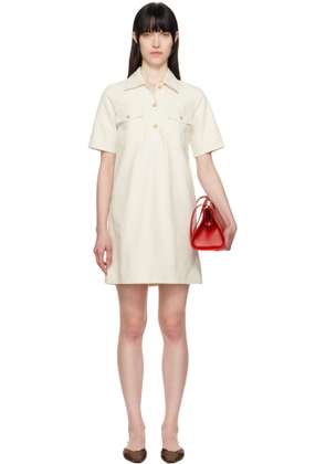 A. P.C. Off-White Selia Minidress