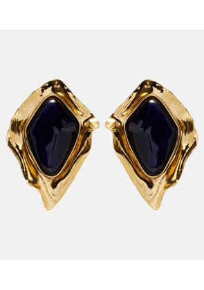 Saint Laurent Embellished clip-on earrings