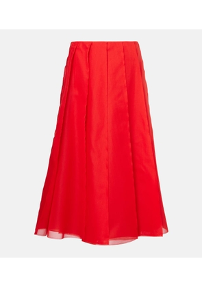Altuzarra Silk organza midi skirt