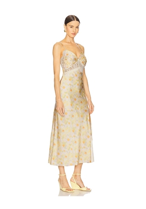 ASTR the Label Ivanna Dress in Yellow. Size L. Also in M, S, XL, XS.