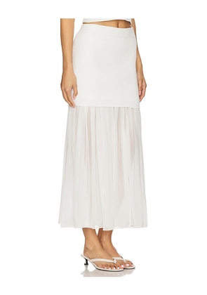 A.L.C. Hayden Skirt in White. Size L. Also in S, XL, XS.