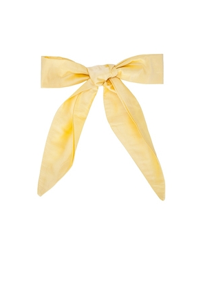 DONNI. The Taffeta Bow in Yellow.