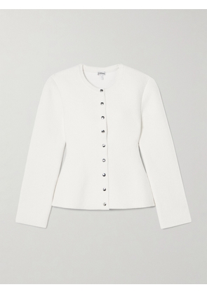 LOEWE - Chenille Cardigan - White - x small,small,medium,large