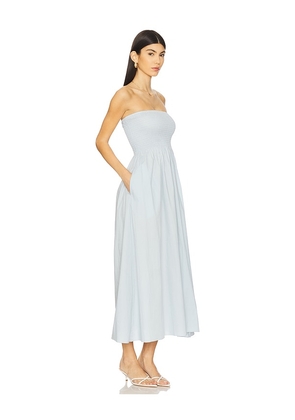 FAITHFULL THE BRAND x REVOLVE Madella Midi Dress in Baby Blue. Size L. Also in M, S, XL, XS.