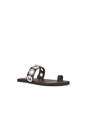 Jeffrey Campbell Riveted Sandals in Brown. Size 10. Also in 7, 8.