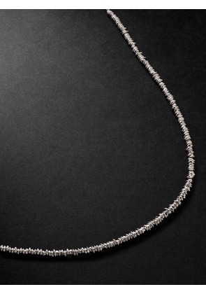 MAOR - Pilla Sterling Silver Necklace - Men - Silver