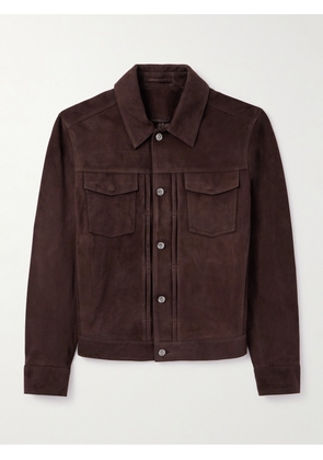 Mr P. - Suede Jacket - Men - Brown - XS