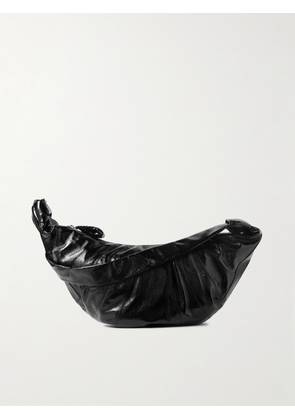 LEMAIRE - Croissant Large Coated-Cotton Messenger Bag - Men - Black