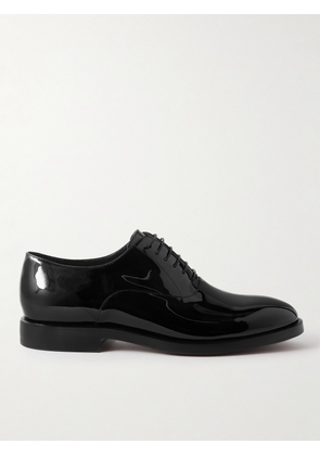 Brunello Cucinelli - Patent-Leather Oxford Shoes - Men - Black - EU 40