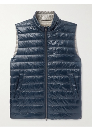 Herno - Reversible Quilted Nylon Down Gilet - Men - Blue - IT 46
