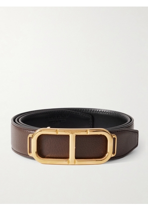 TOM FORD - 3cm Leather Belt - Men - Brown - EU 85
