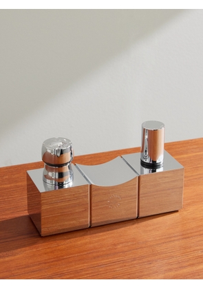 L'Atelier Du Vin - Bouchons Millésimés Set of Two Engraved Silver-Tone Wine Stoppers - Men - Silver