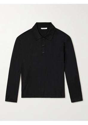 The Row - Djon Wool Polo Shirt - Men - Black - S