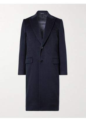 Dolce&Gabbana - Brushed Cashmere Coat - Men - Blue - IT 46