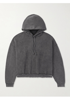 Acne Studios - Fester H Cotton-Jersey Hoodie - Men - Gray - XS
