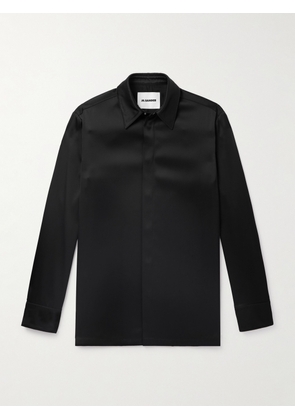 Jil Sander - Satin-Twill Shirt - Men - Black - EU 39