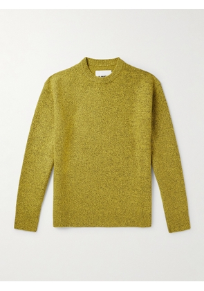 Jil Sander - Boiled Wool-Blend Sweater - Men - Yellow - IT 46