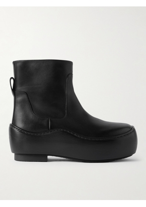 Jil Sander - Exaggerated-Sole Leather Chelsea Boots - Men - Black - EU 40